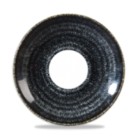 15.6cm Charcoal Black Saucer
